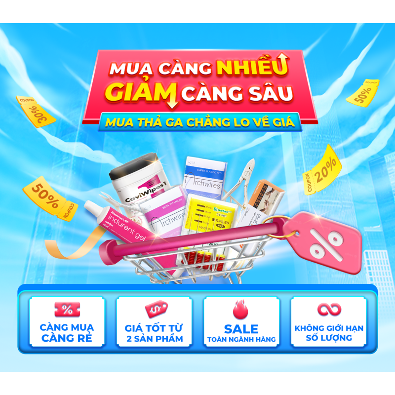 Mua càng nhiều giảm càng sâu