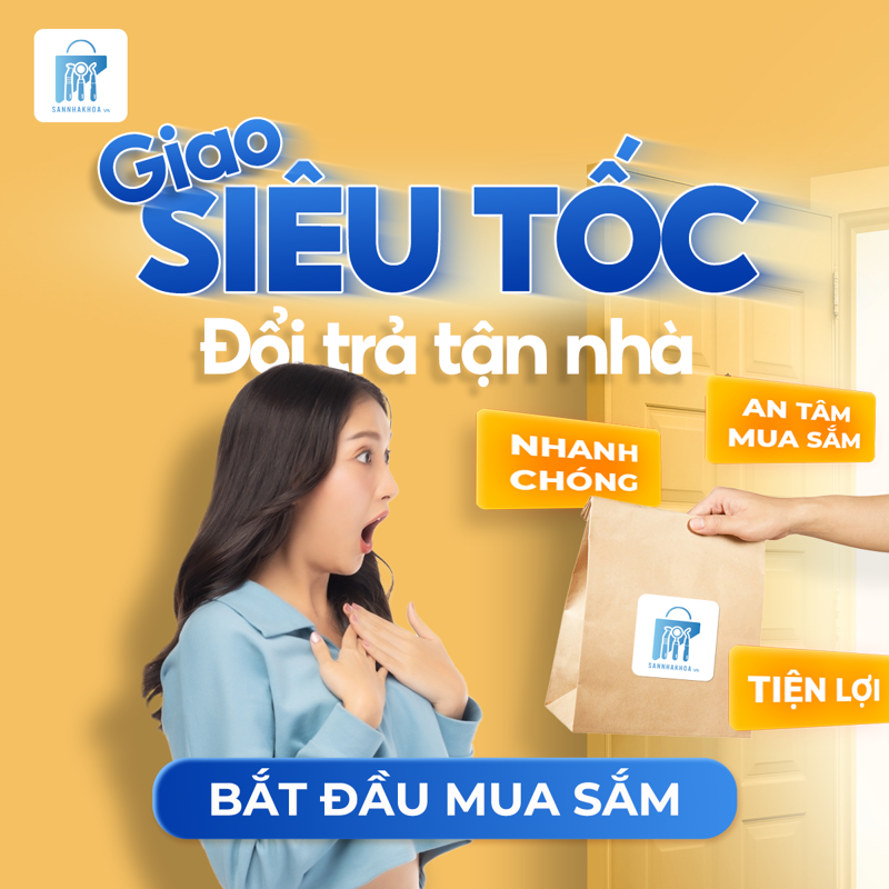 Giao hàng siêu tốc - đổi trả tận nhà