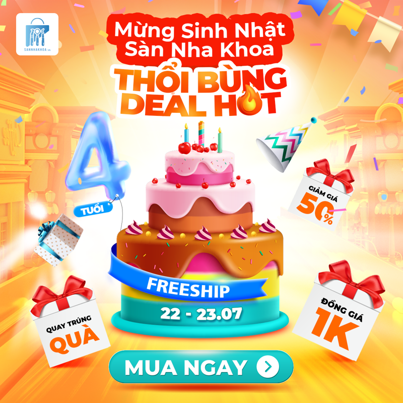 Chương trình sinh nhật sàn nha khoa 22-7