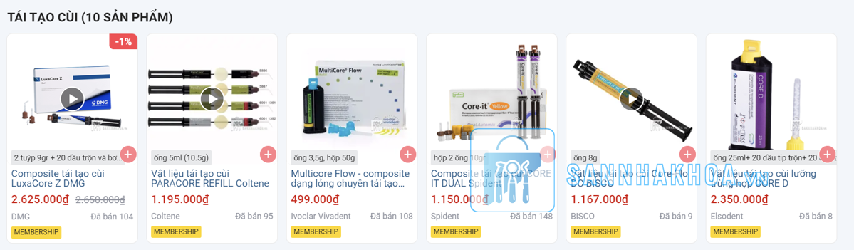 Vật liệu tái tạo trong nha khoa