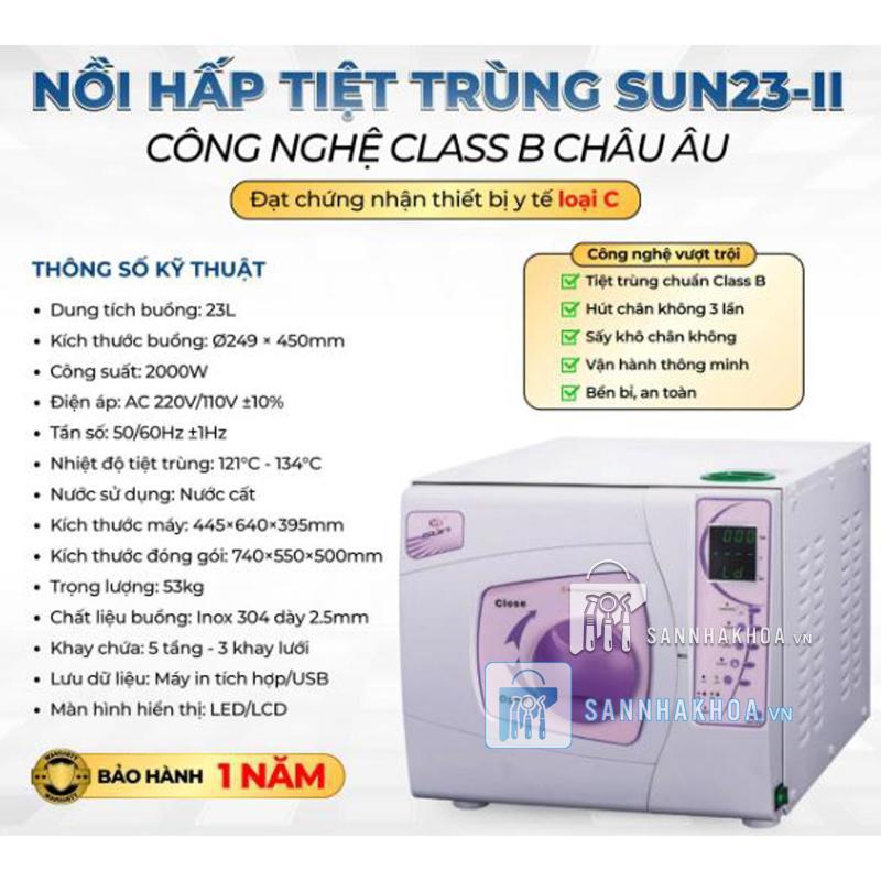 Nồi hấp nha khoa phân khúc 50 triệu - chuẩn Class B chính hãng