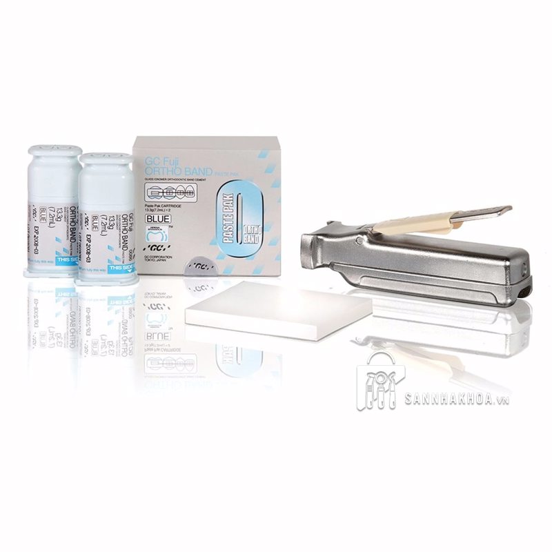 GC Fuji ORTHO BAND PASTE PAK - Xi măng glass ionomer gia cố nhựa dạng bột nhão dùng để dán băng chỉnh nha
