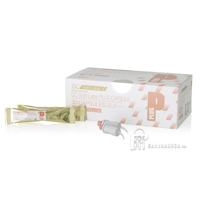 GC Gold Label PLUS CAPSULE - Resin-reinforced for stronger glass ionomer cementation