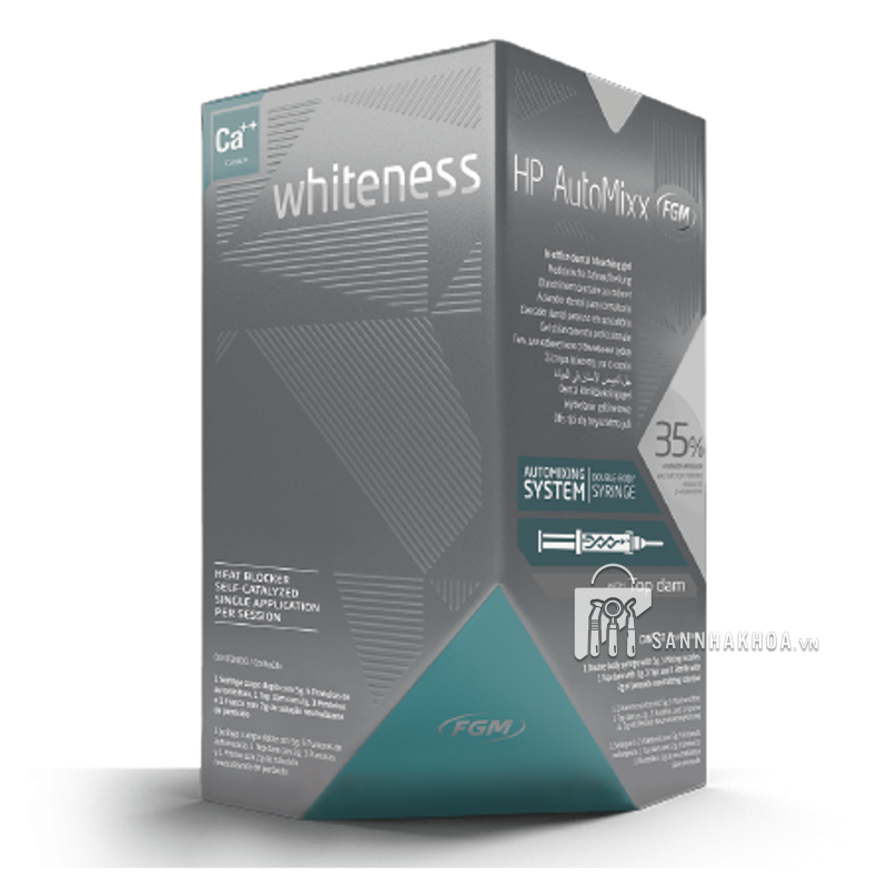 Tẩy trắng răng tại ghế Whiteness HP Automixx 35% FGM