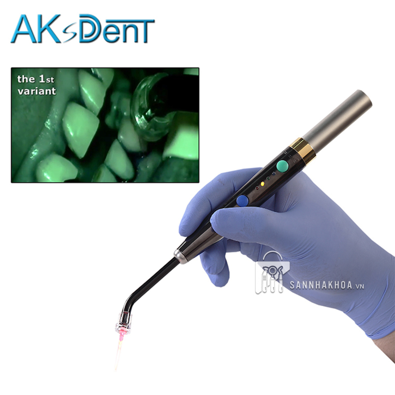 Ánh sáng khử trùng bằng laser F3WW AKSDent - ảnh sản phẩm thực tế