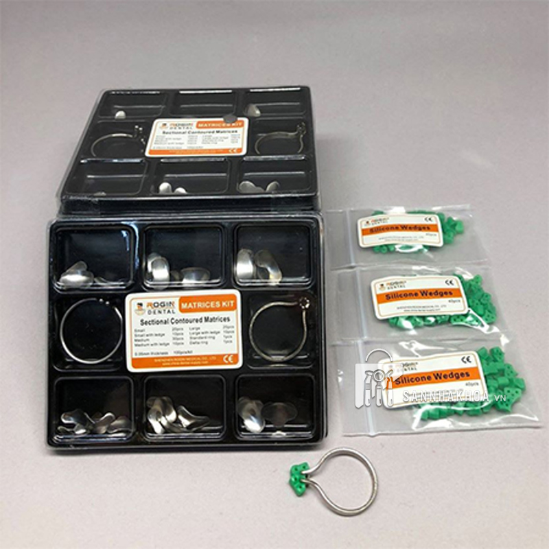 đai trám kim loại matrix band - ảnh sản phẩm thực tế