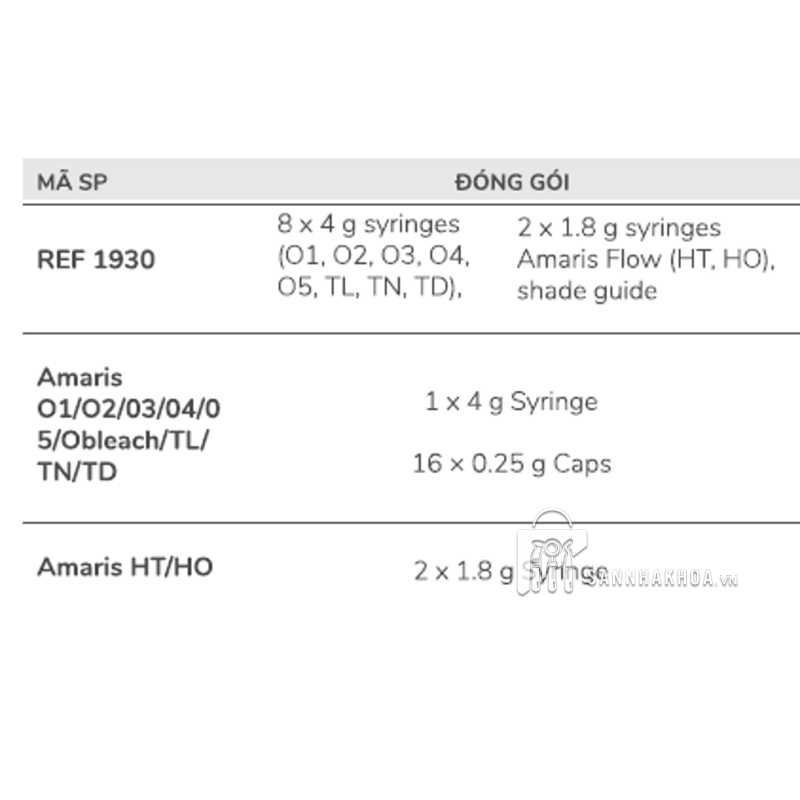 composite màu ngà - ảnh sản phẩm thực tế