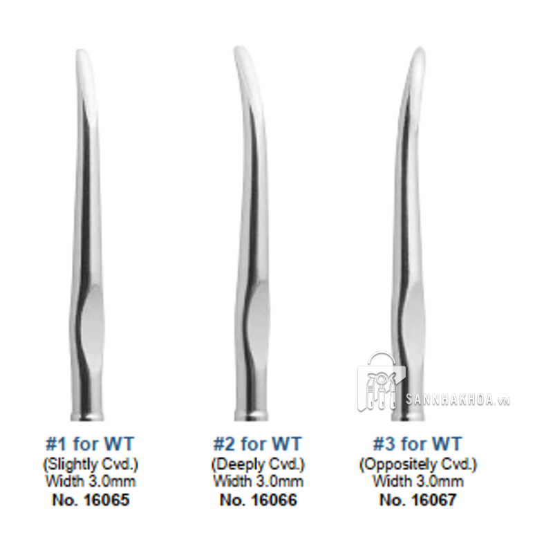 nạy chân răng elevator - plastic handle osung - ảnh sản phẩm thực tế