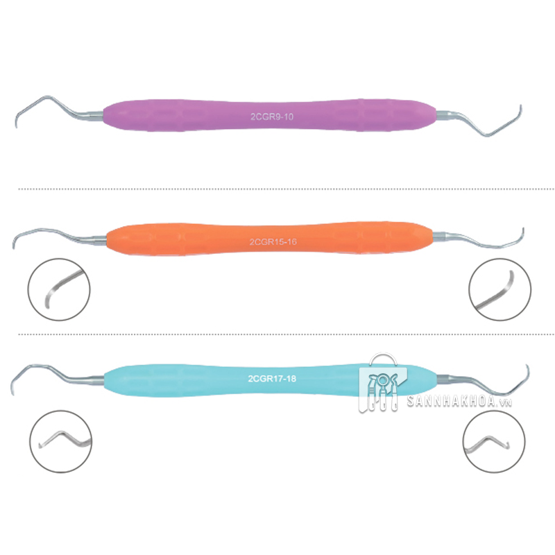 gracey curette metal handle osung - ảnh sản phẩm thực tế