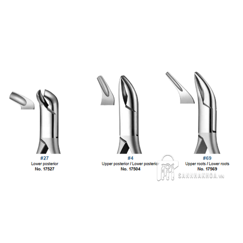 pediatric extracting forceps claw - ảnh sản phẩm thực tế