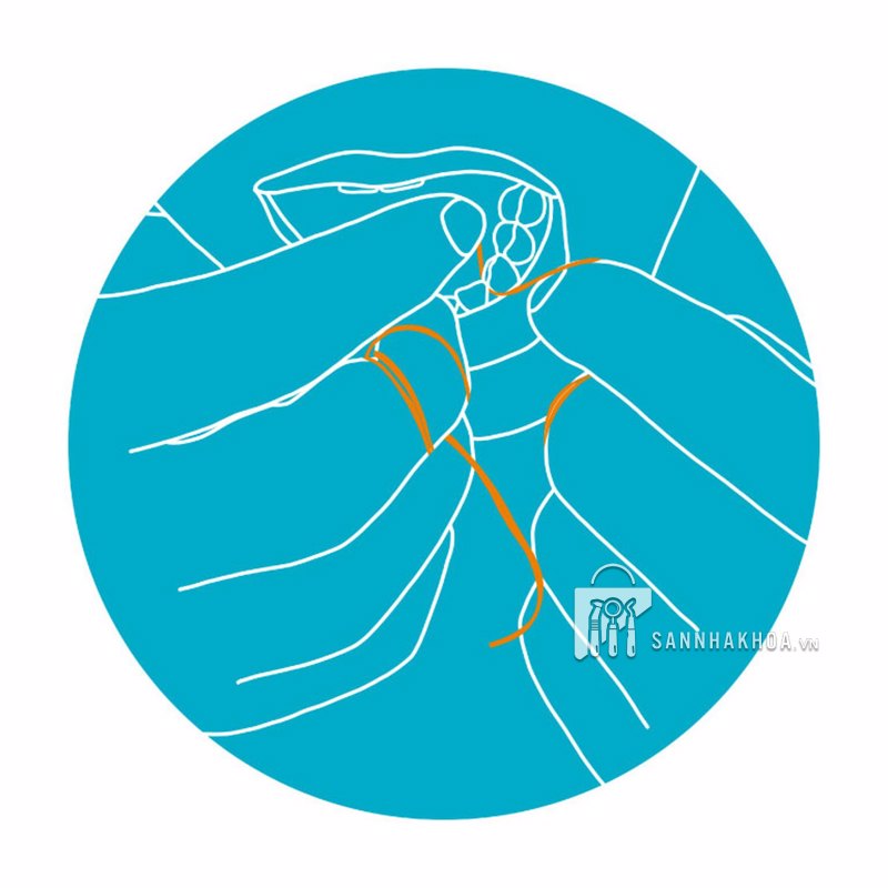 chỉ hộp nha khoa - ảnh sản phẩm thực tế