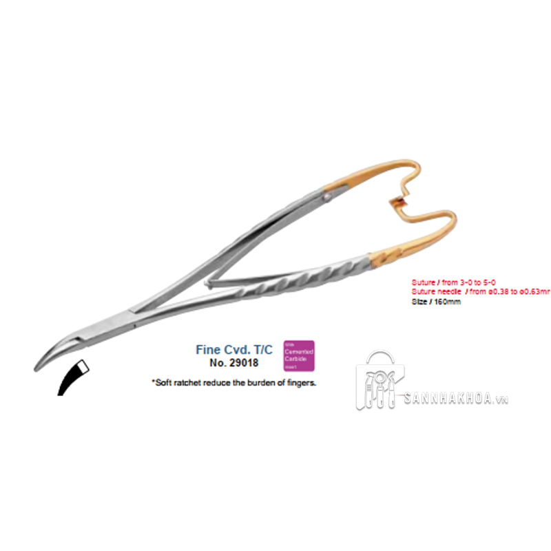 kẹp kim needle holder osung - ảnh sản phẩm thực tế