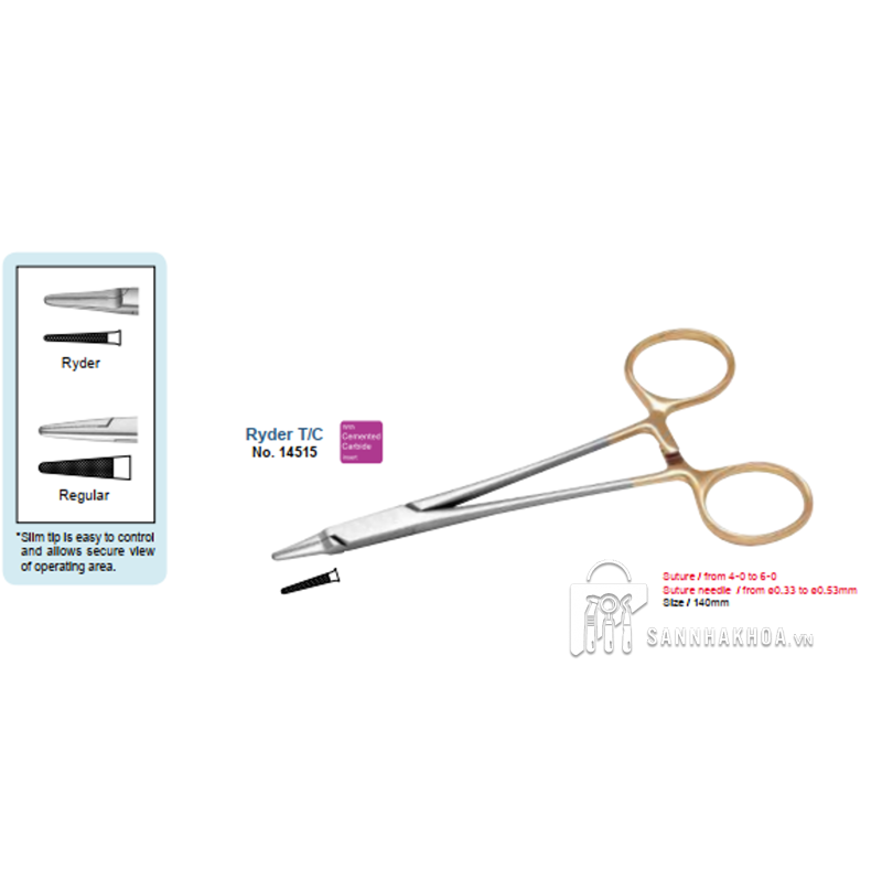 kìm kẹp kim needle holder - ảnh sản phẩm thực tế