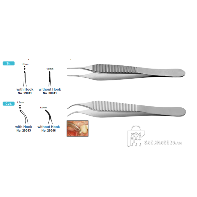 Kẹp mô Tissue Pliers YDM - ảnh sản phẩm thực tế