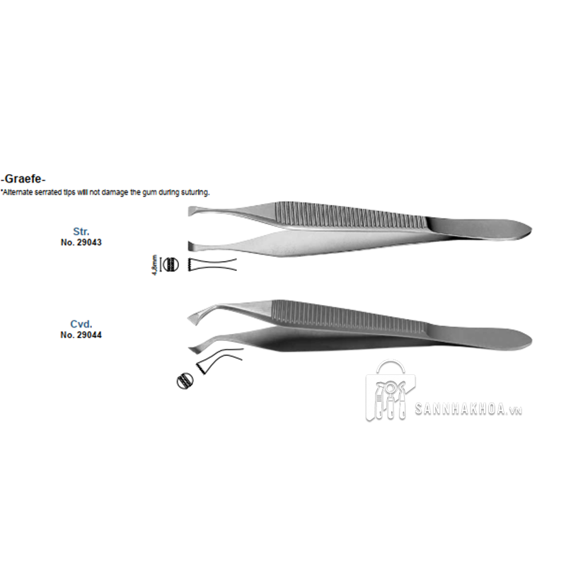 Kẹp mô Tissue Pliers YDM - ảnh sản phẩm thực tế