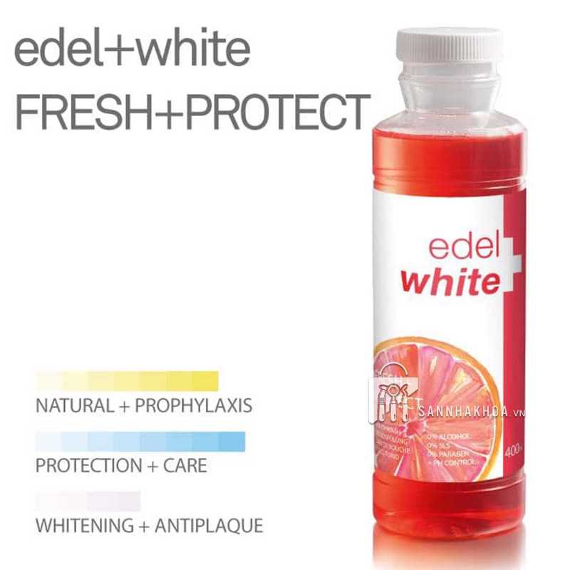Nước súc miệng chăm sóc toàn diện Fresh+ Protect EdelWhite - ảnh sản phẩm thực tế