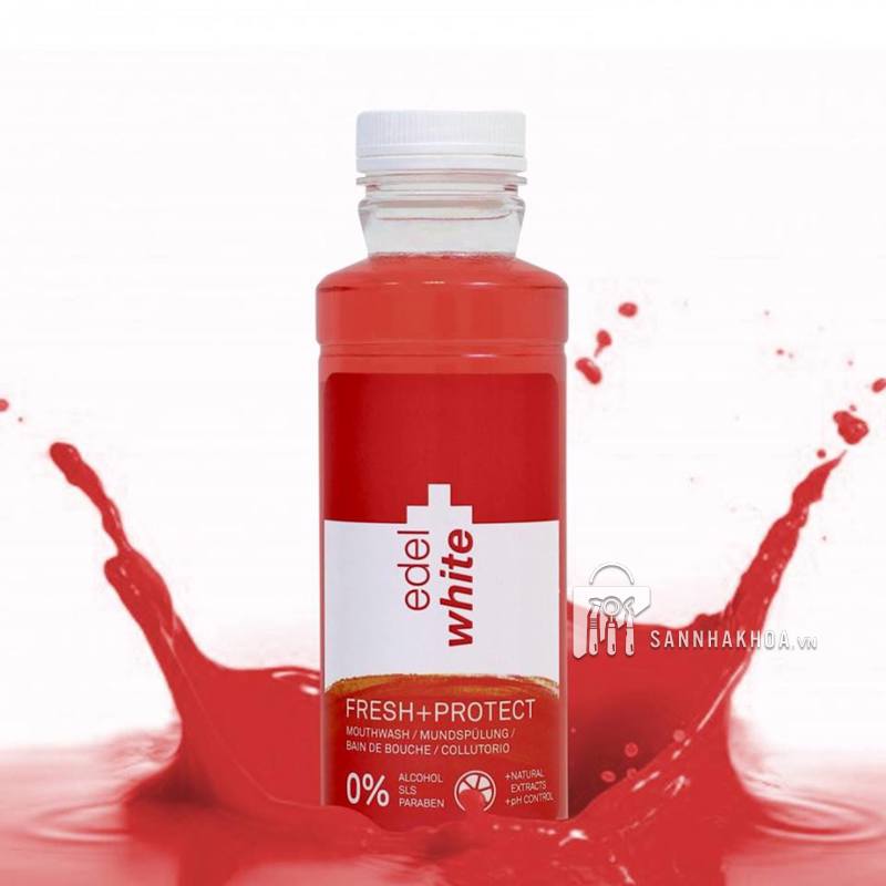 Nước súc miệng chăm sóc toàn diện Fresh+ Protect EdelWhite - ảnh sản phẩm thực tế