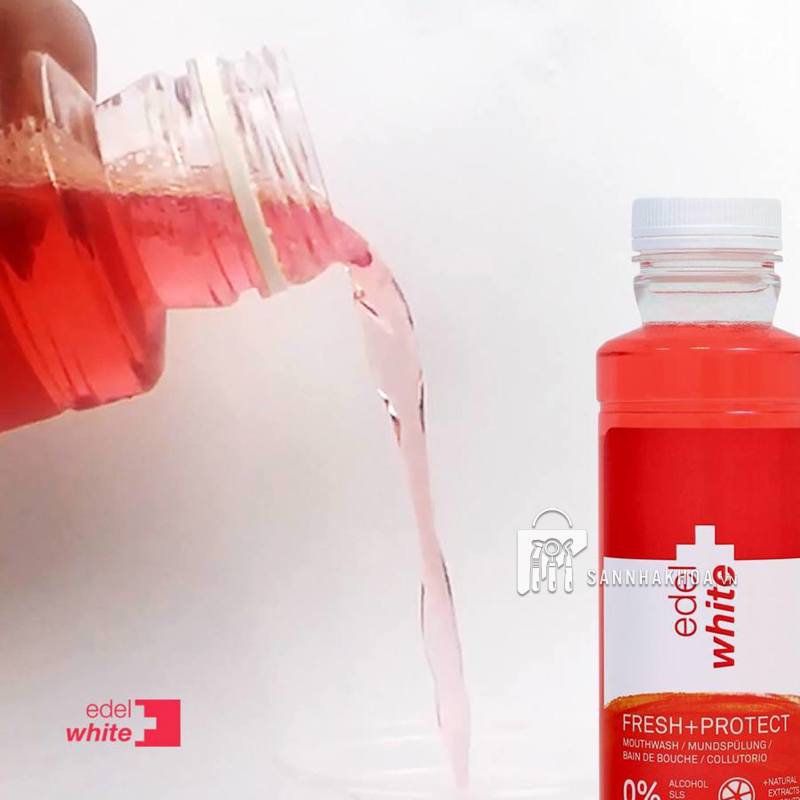 Nước súc miệng chăm sóc toàn diện Fresh+ Protect EdelWhite - ảnh sản phẩm thực tế