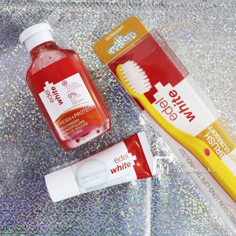 Nước súc miệng chăm sóc toàn diện Fresh+ Protect EdelWhite - ảnh sản phẩm thực tế