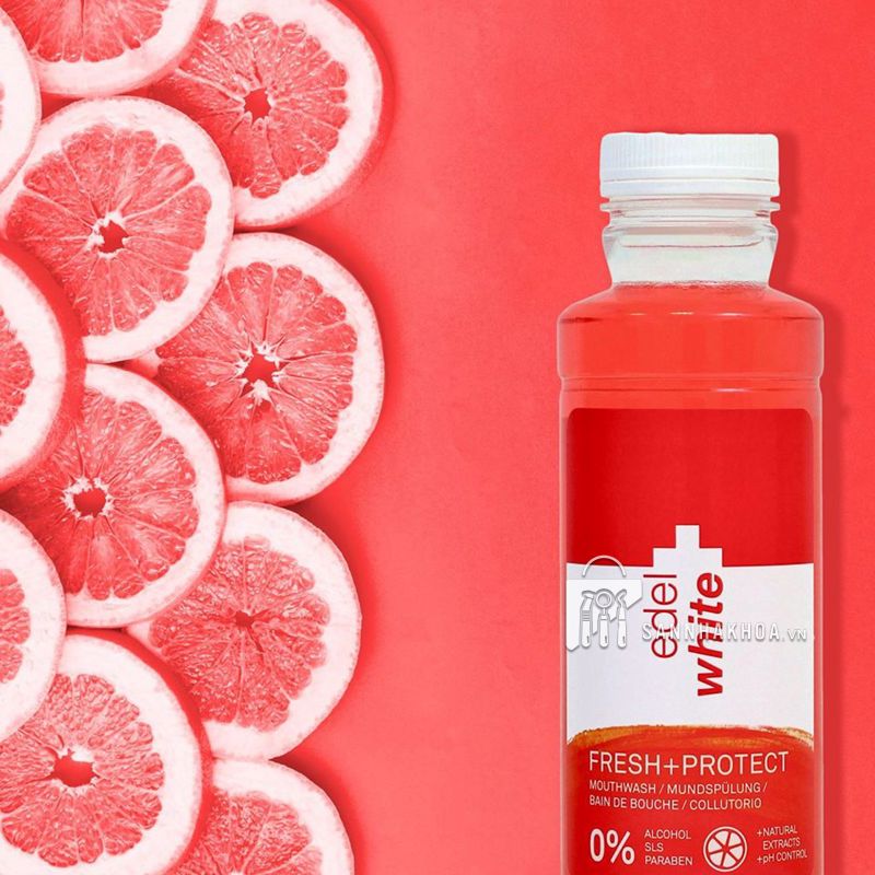 Nước súc miệng chăm sóc toàn diện Fresh+ Protect EdelWhite - ảnh sản phẩm thực tế