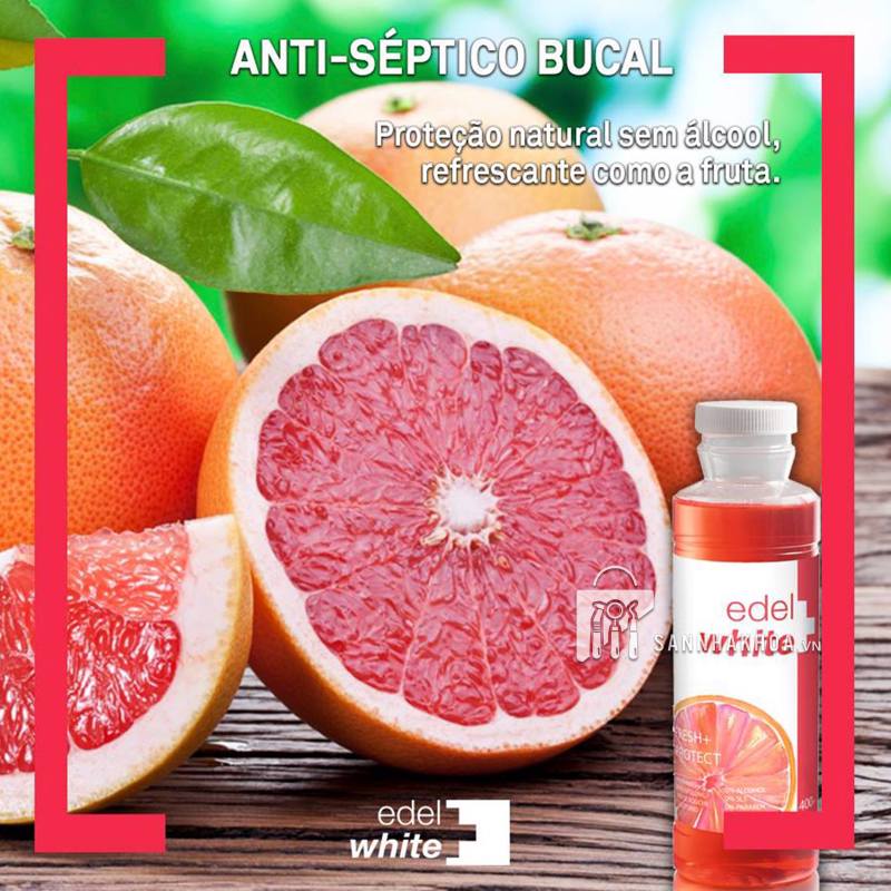 Nước súc miệng chăm sóc toàn diện Fresh+ Protect EdelWhite - ảnh sản phẩm thực tế