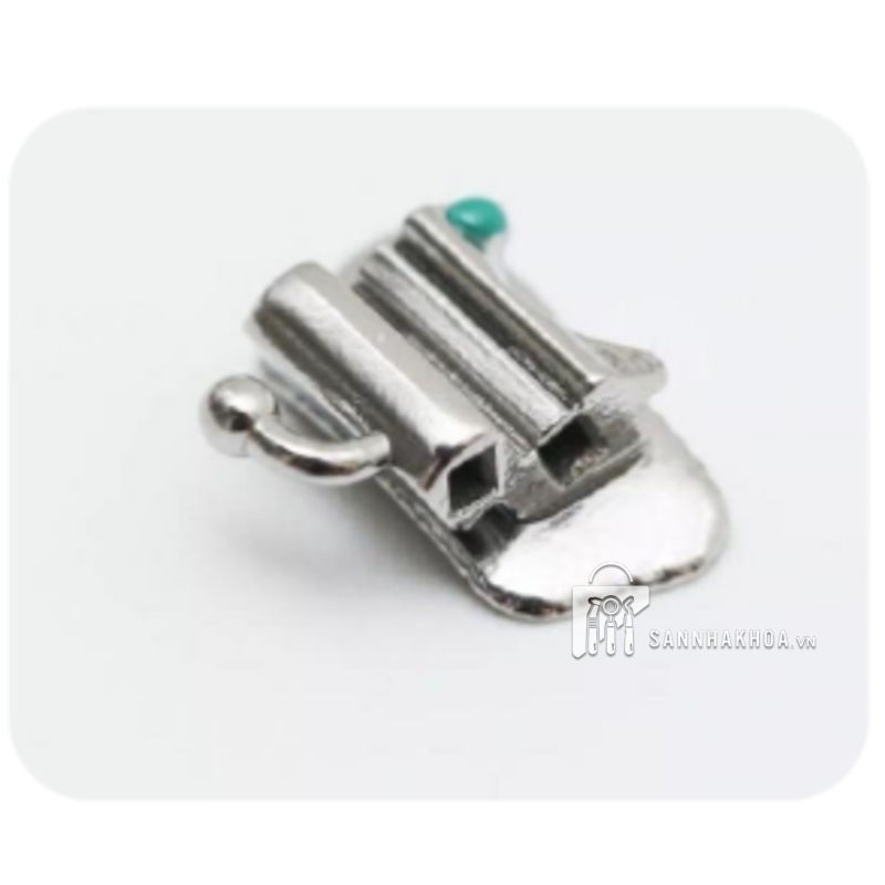 Mắc cài răng 6 (2 Ống Vuông Có cánh) 022/018