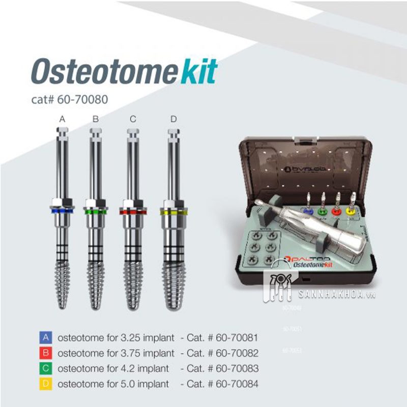 Mua Osteotome Kit ️ Giá Rẻ Nhất【FREESHIP】 Sàn Nha Khoa Lớn Nhất VN