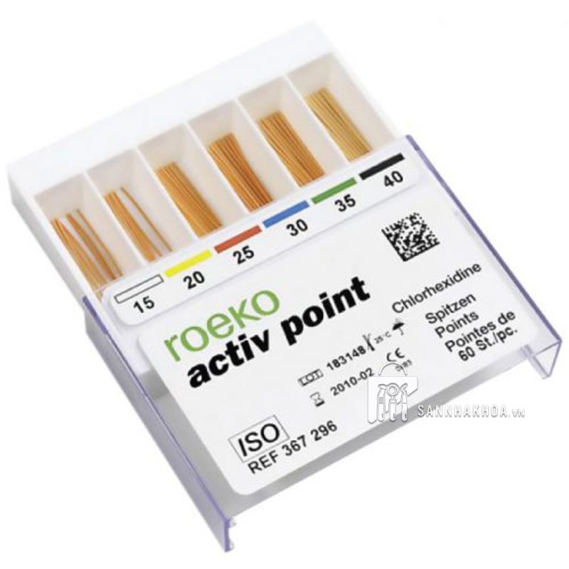 Côn chlorhexidine - Roeko Activ Point CHX