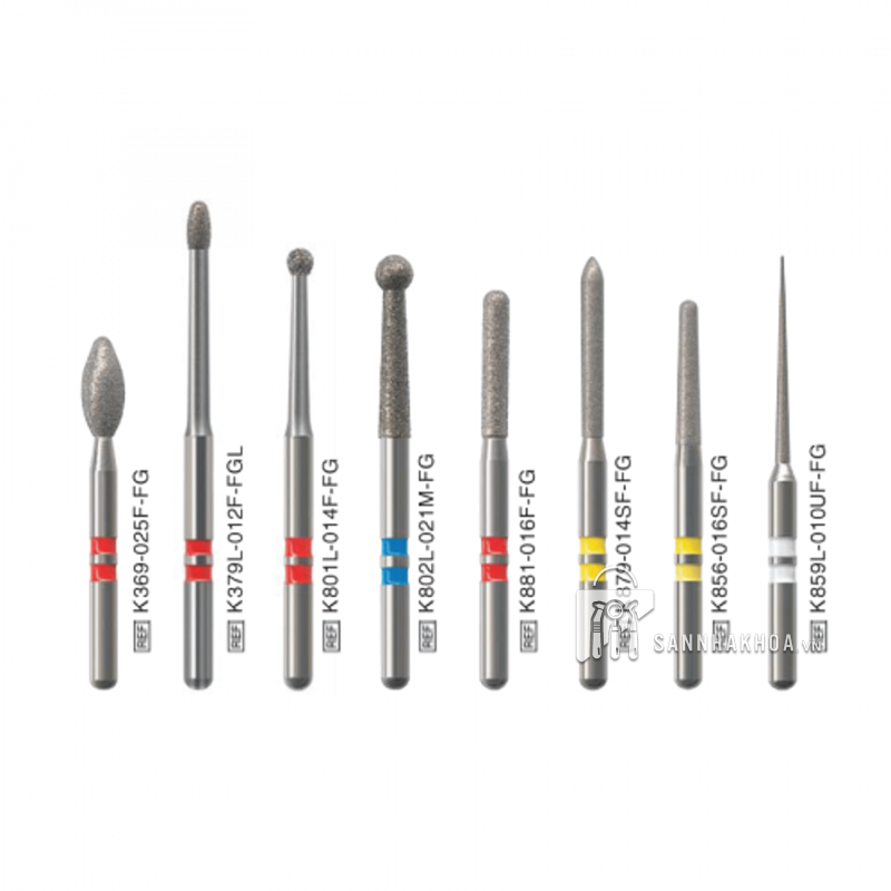 Mũi cắt Zirconia - Trimming of Sintered Zirconia