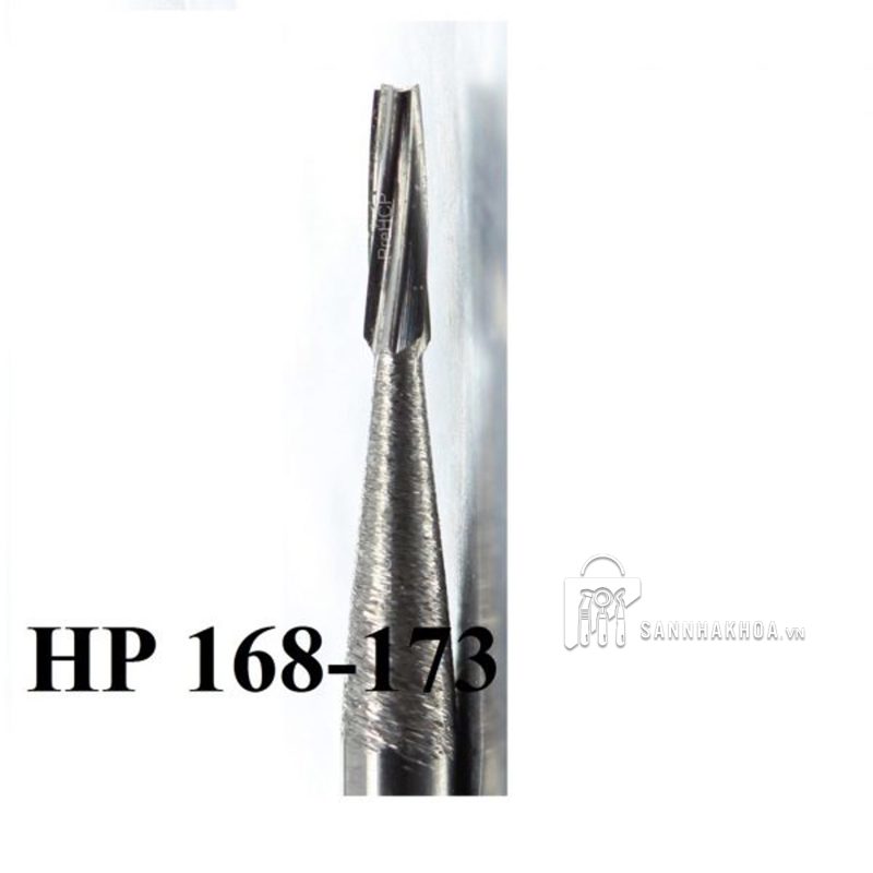 Mũi mài Prima Tungsten Carbide HP 168-173- taper fissure plain cut