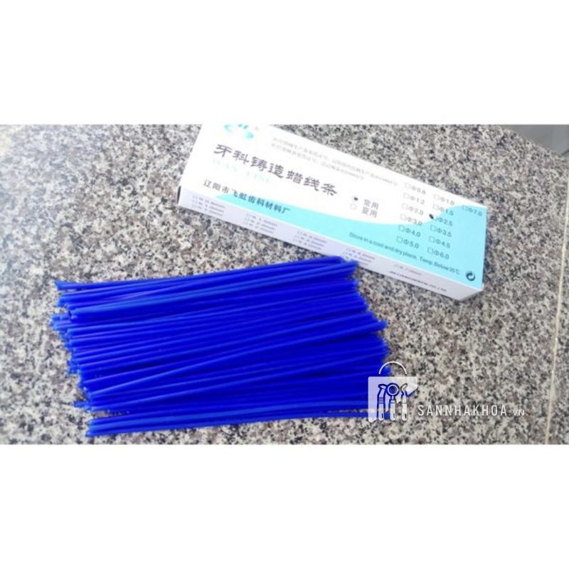 Sáp ti các size đoạn thẳng ngắn 2.0-2.5-3.0-3.5-4.0-5.0 wax line - ảnh sản phẩm thực tế