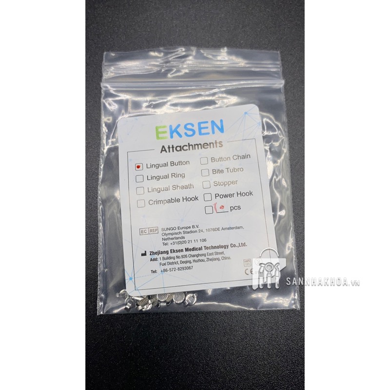 button đế tròn trơn eksen - ảnh sản phẩm thực tế