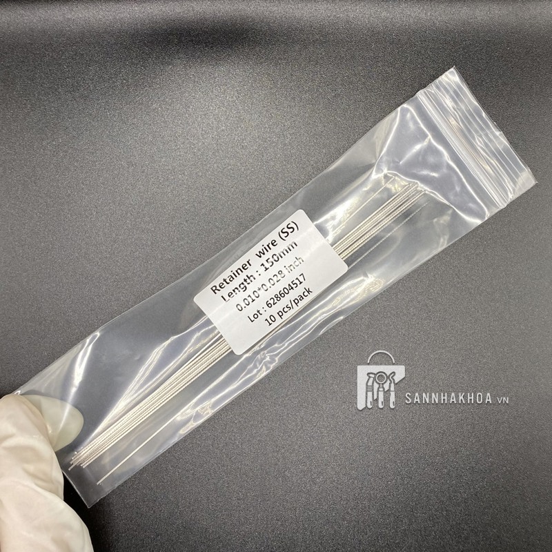 dây cung duy trì sau chỉnh nha - ảnh sản phẩm thực tế