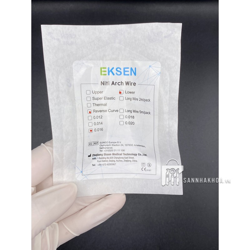 Dây niti đánh lún răng cửa Eksen