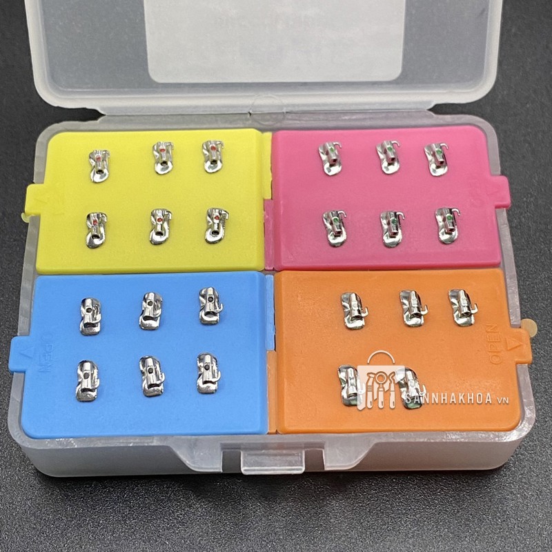 Mắc cài răng 6 1 ống Eksen - ảnh sản phẩm thực tế
