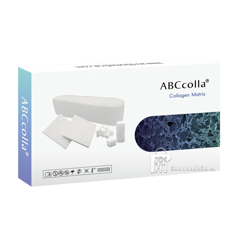 Vật liệu ghép mô mềm dạng miếng ABCcolla® Collagen Matrix Vật liệu ghép mô mềm dạng miếng ABCcolla® Collagen Matrix