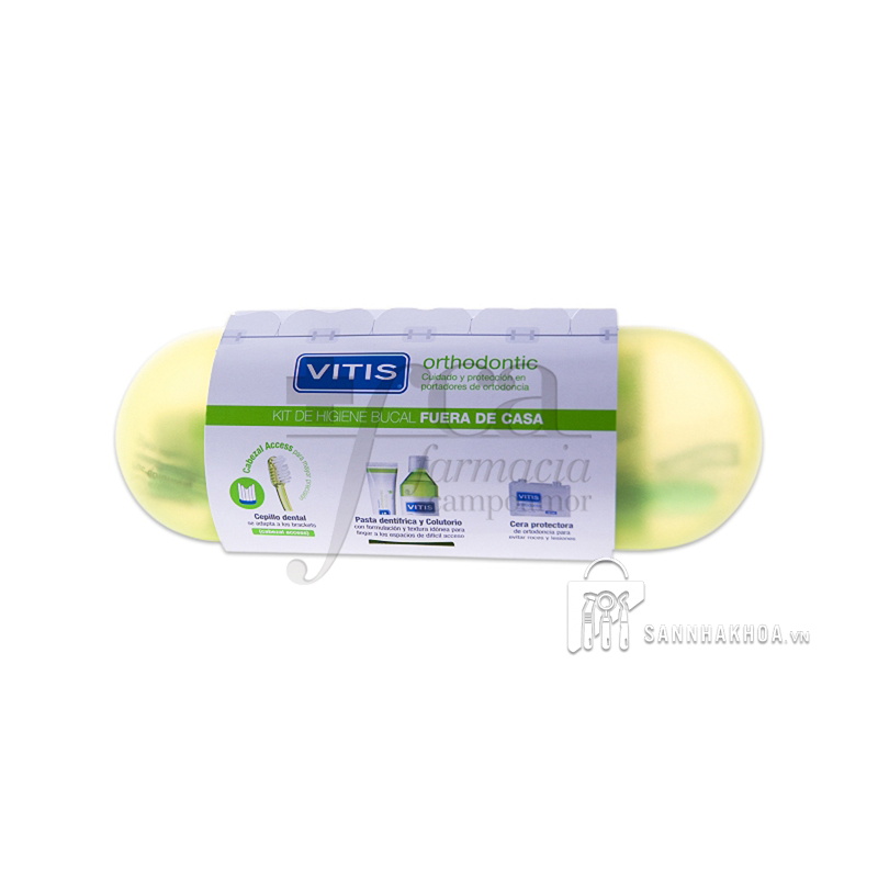 bộ sản phẩm chăm sóc răng chỉnh nha vitis orthodontic kit - ảnh sản phẩm thực tế