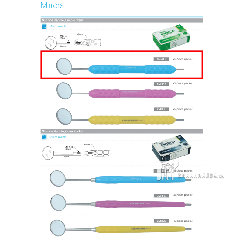 cán gương osung mirror silicone, 2mhc1 - ảnh sản phẩm thực tế
