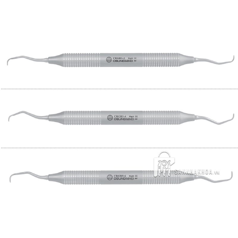 Cây nạo túi  Gracey- Metal handle, Rigid Osung