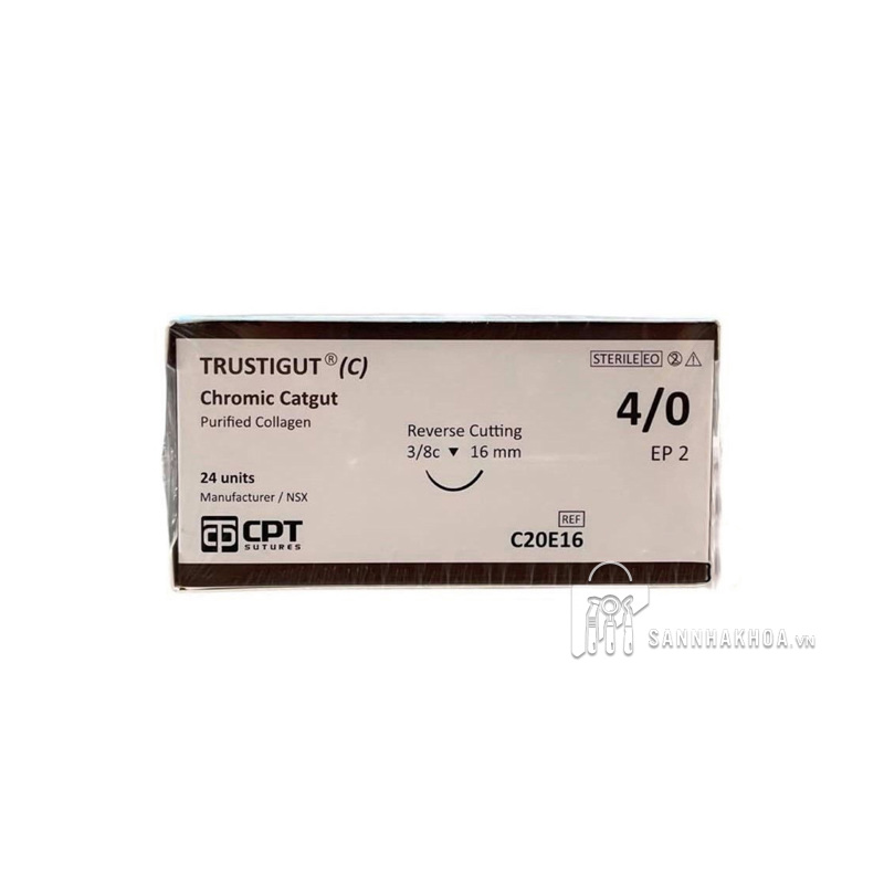 chỉ chromic catgut - ảnh sản phẩm thực tế