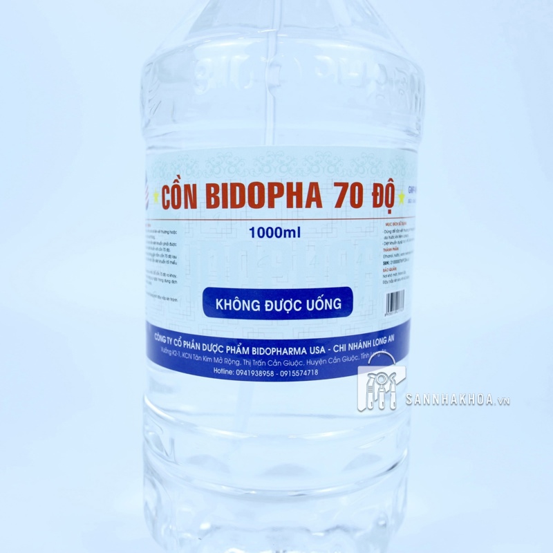 cồn 70 độ bidopha - ảnh sản phẩm thực tế cồn 70 độ bidopha - ảnh sản phẩm thực tế