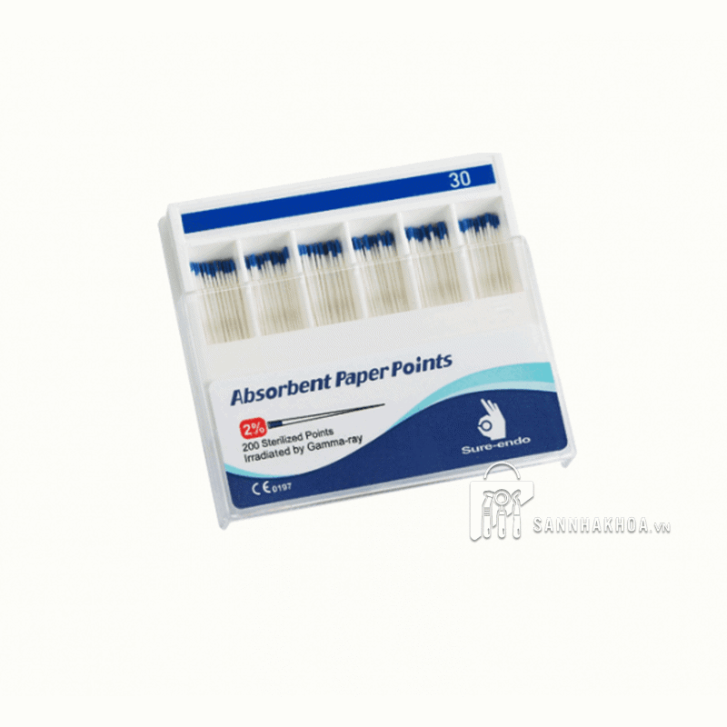 côn giấy máy độ thuôn 4%, 6% gapadent - ảnh sản phẩm thực tế