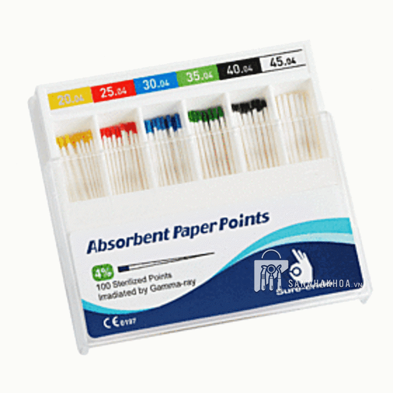 côn giấy absorbent paper points sure endo - ảnh sản phẩm thực tế