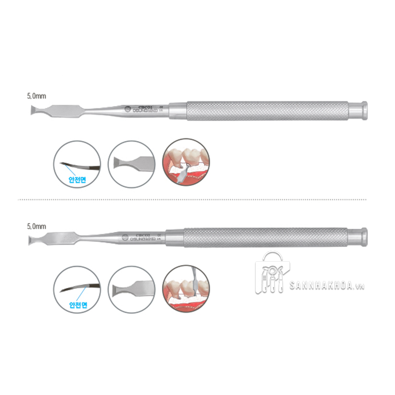 Đục nha chu Periodontal Chisel Osung