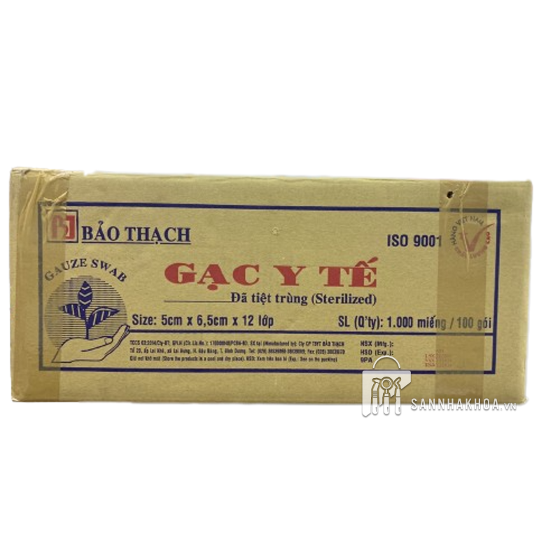 gạc tiệt trùng bảo thạch - ảnh sản phẩm thực tế