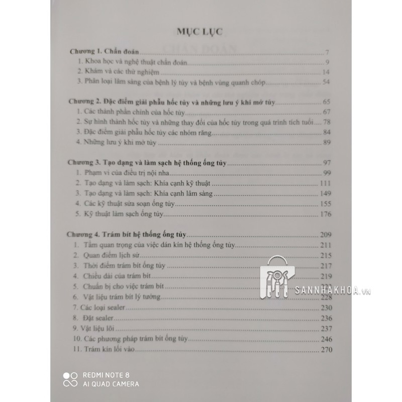 Giáo Trình Nội Nha Lâm Sàng PGS.TS.Phạm Văn Khoa - Chi Tiết Kỹ Thuật - ảnh sản phẩm thực tế