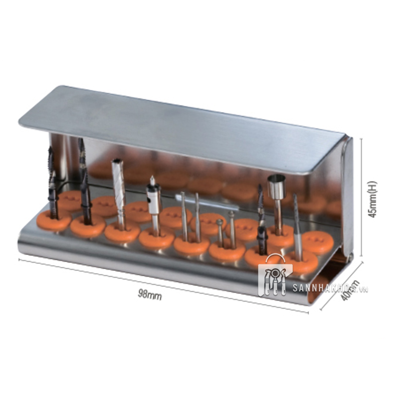 Hộp đựng mũi khoan phẫu thuật - Surgi-Drill Stand Osung