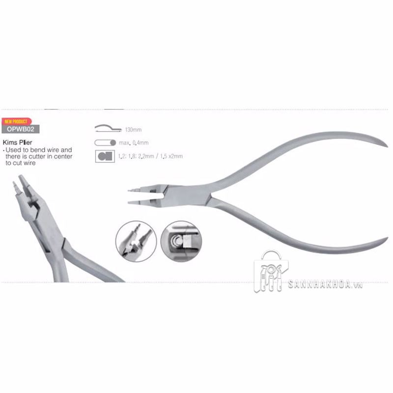 Kềm gấp uốn cong dây - Light wire plier Osung Kềm gấp uốn cong dây - Light wire plier Osung