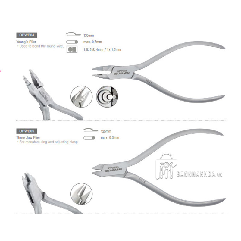 Kềm gấp uốn cong dây - Light wire plier Osung - ảnh sản phẩm thực tế Kềm gấp uốn cong dây - Light wire plier Osung - ảnh sản phẩm thực tế