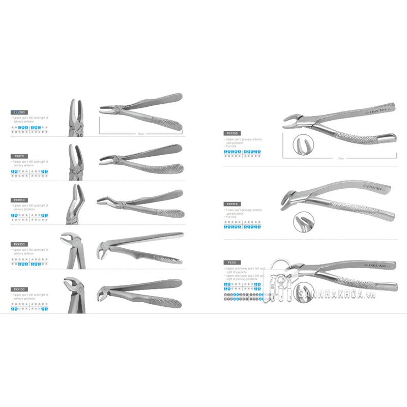 Mua Kềm Nhổ Răng Trẻ Em ️ VAT đầy đủ Sàn Nha Khoa Lớn Nhất VN